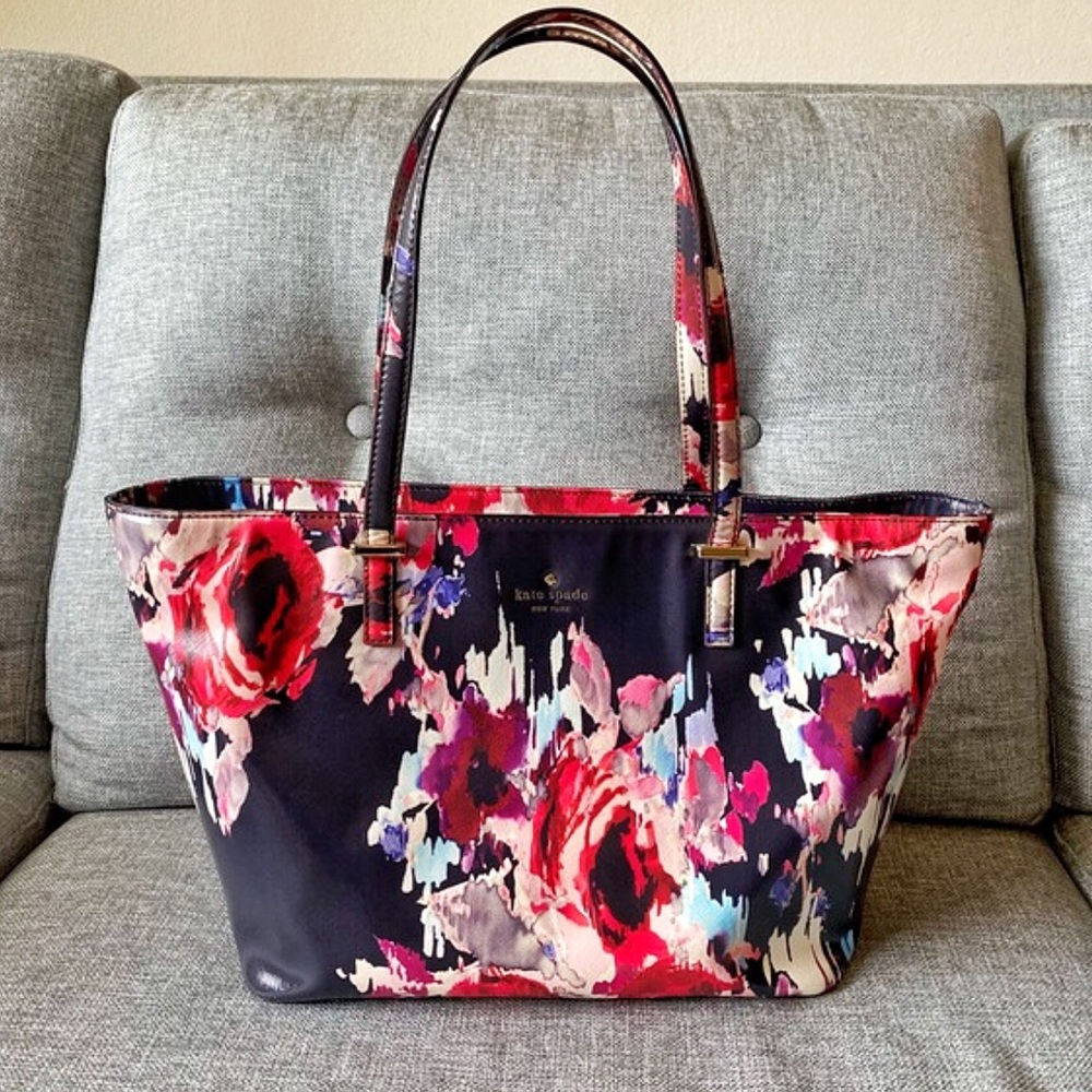Kate Spade Laurel Way Floral Tote - Picture 1 of 4